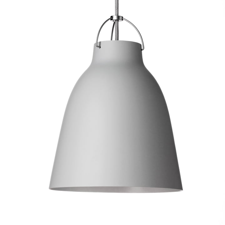 Caravaggio P3 Lampe suspendue de Fritz Hansen en gris clair mat (25)
