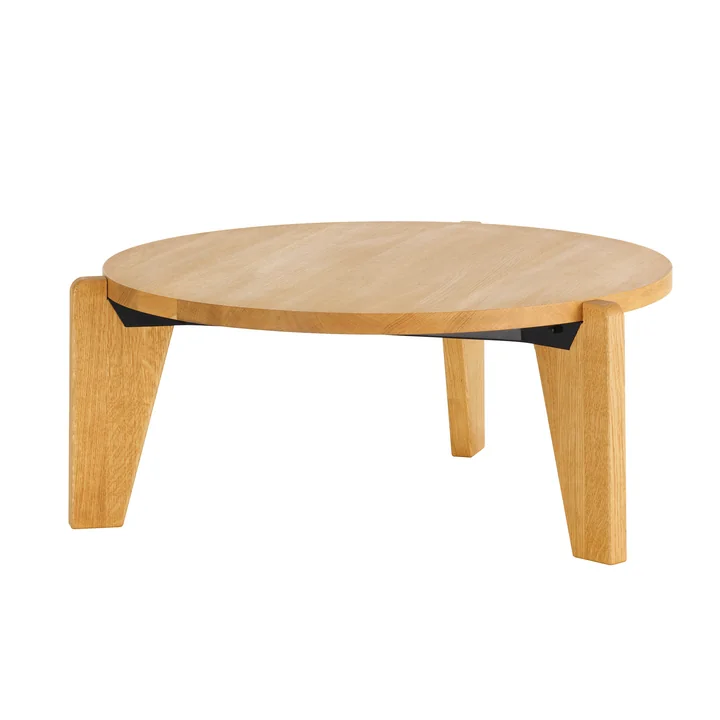 Vitra - Table basse Guéridon Bas, chêne naturel huilé