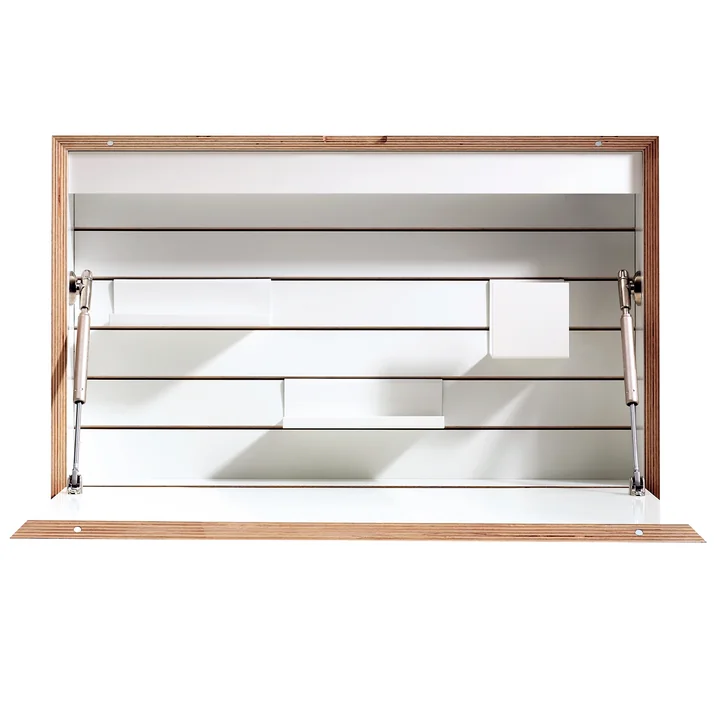 Müller Small Living - Flatbox, blanc - ouvert, devant