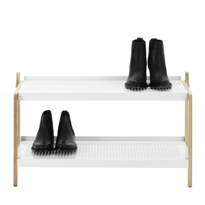 Normann Copenhagen - Sko Porte-chaussures, blanc - avec chaussures