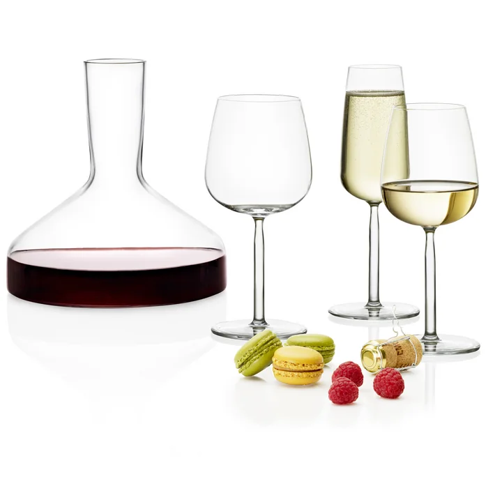 Iittala - Carafe à vin Carafe à décanter et verres à boire Senta