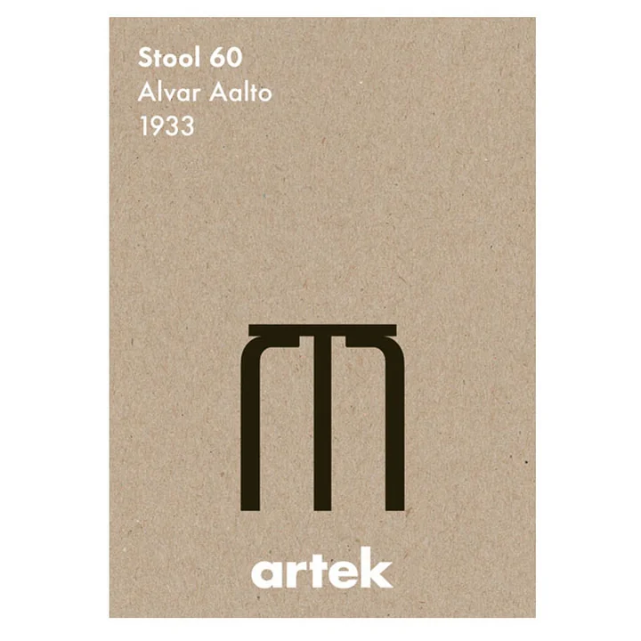 L'affiche Icon - Tabouret 60 de Artek