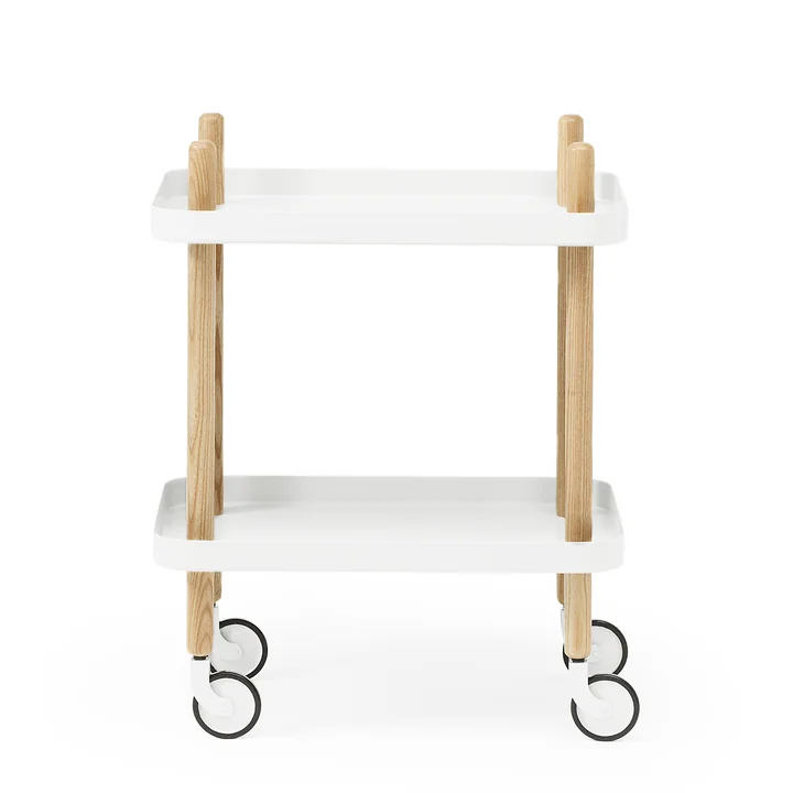 Wagon à côté du bloc de Normann Copenhagen en frêne / blanc