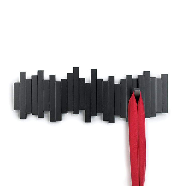 Multi Hook Porte-manteau mural de Umbra en noir