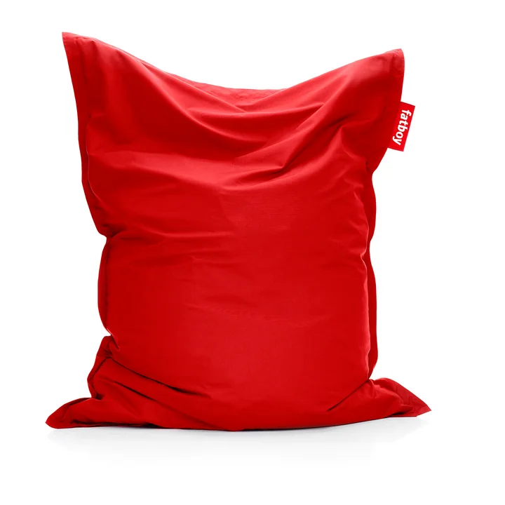 Original Outdoor Pouf en rouge cytrus de Fatboy