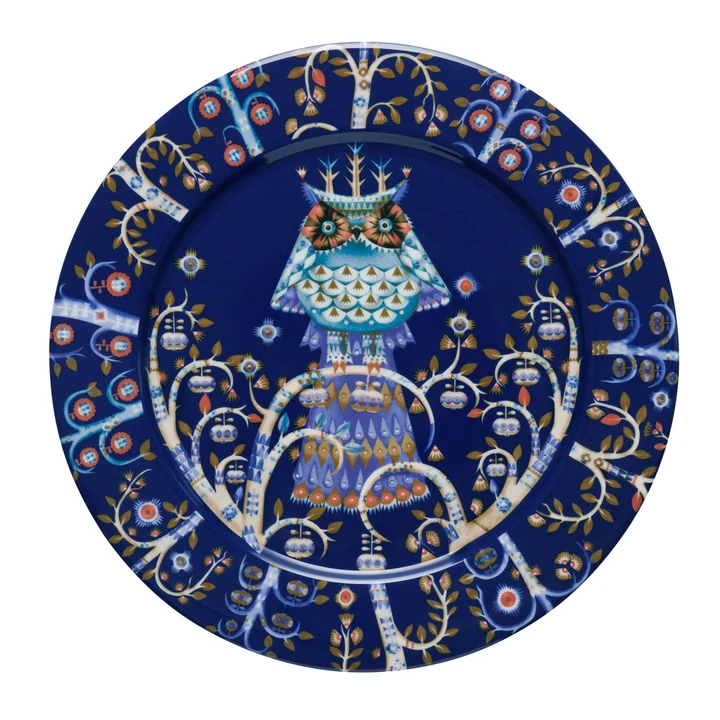 Iittala - Taika Assiette plate, bleue Ø 27 cm