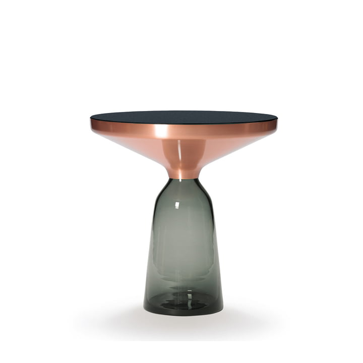 Bell Table d'appoint de ClassiCon en cuivre / gris quartz