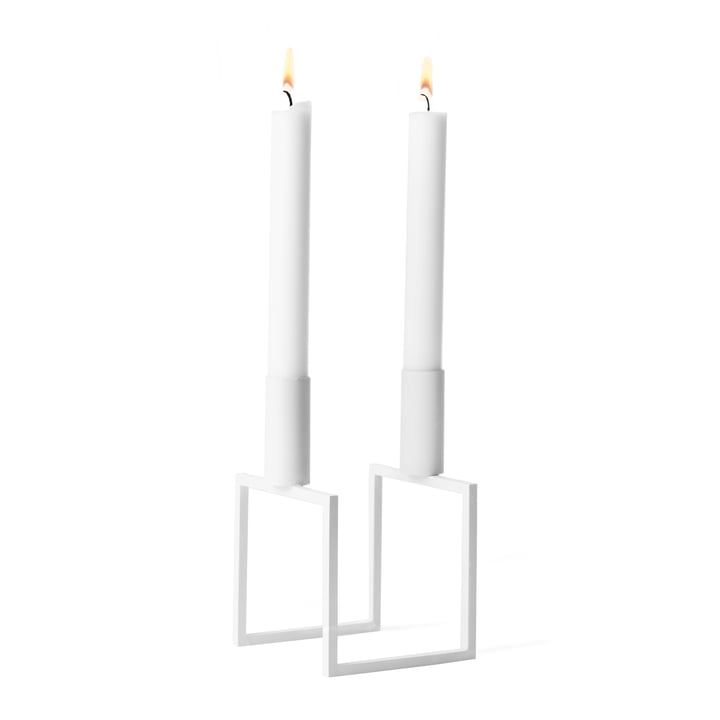 Line Porte-bougies de Audo en blanc