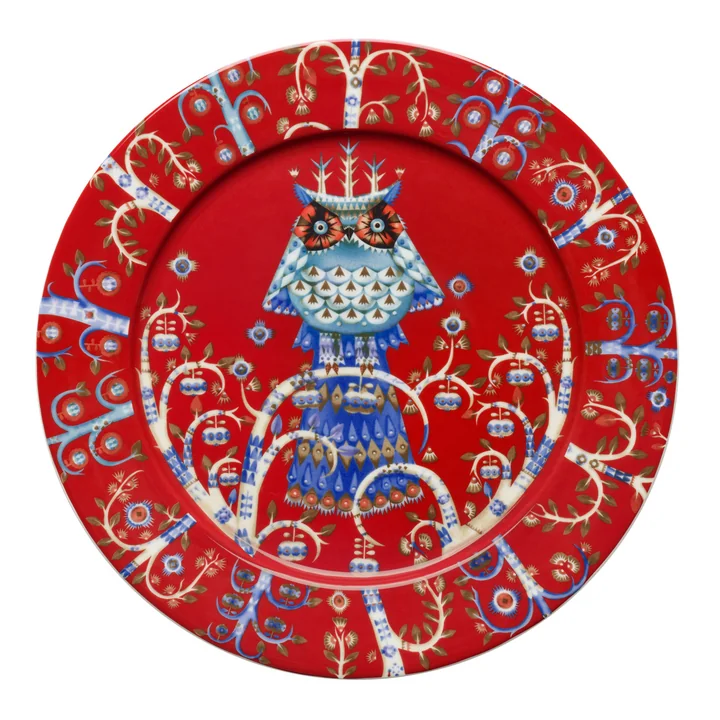 Taika Assiette plate Ø 27 cm de Iittala en rouge