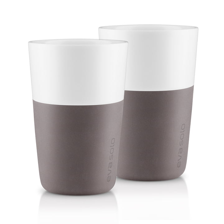 Caffé Tasses à latte (set de 2) de Eva Solo en gris