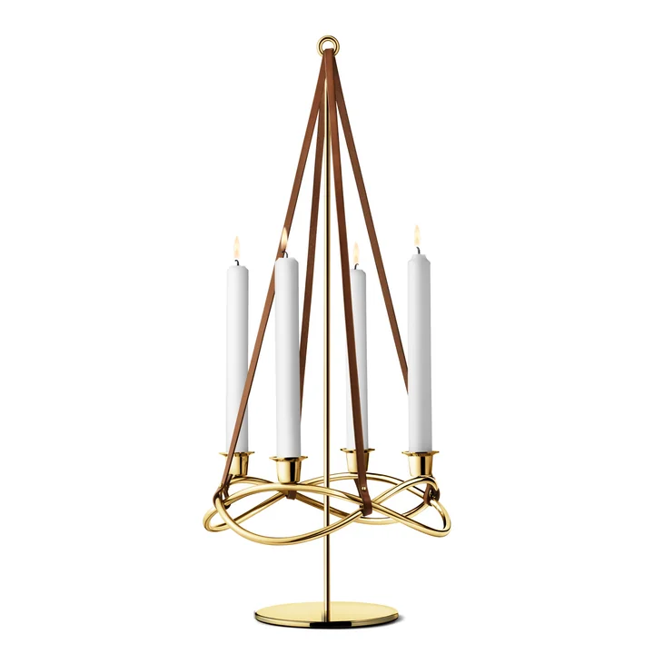 Extension dorée pour bougeoir Season de Georg Jensen