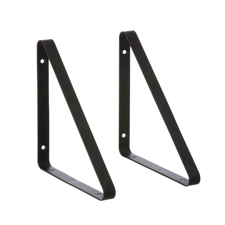 Ferm Living - Système d'étagères Shelf Hangers, noir