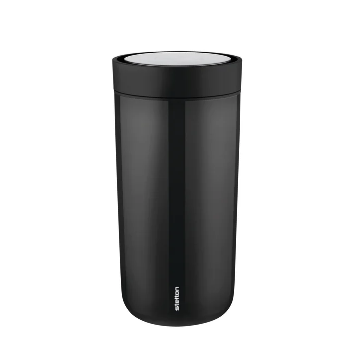 To Go Click Thermo 0,4 l à double paroi de Stelton en noir metallic