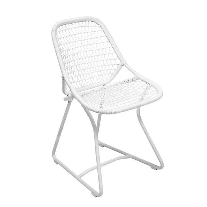 Sixties Chaise de Fermob en blanc coton