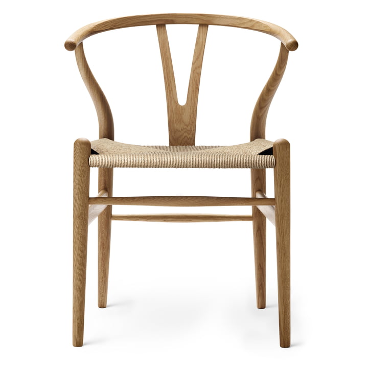 CH24 Wishbone Chair de Carl Hansen en chêne huilé / tressage naturel