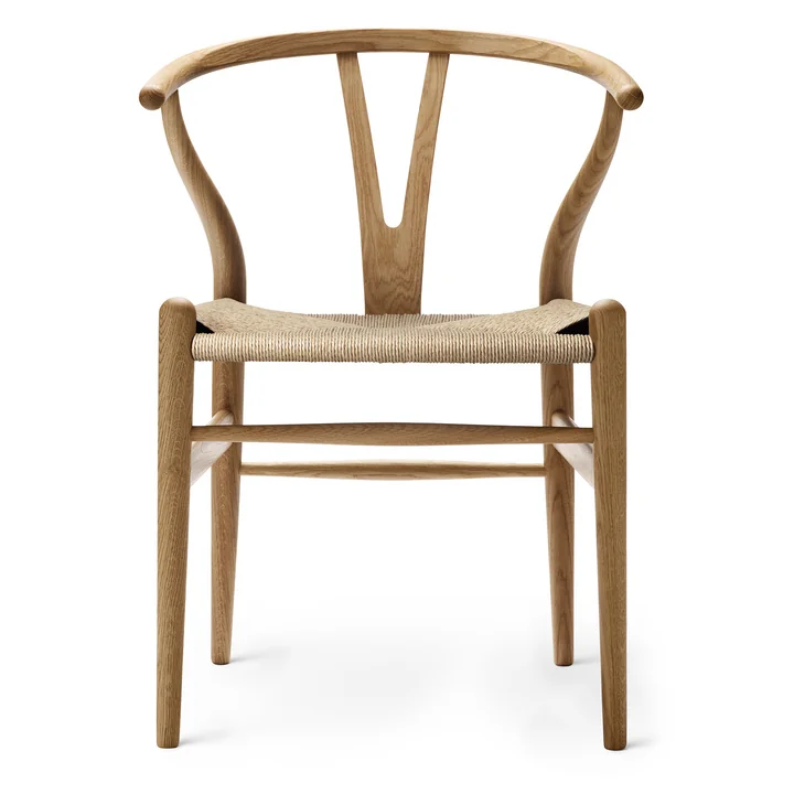CH24 Wishbone Chair de Carl Hansen en chêne huilé / tressage naturel
