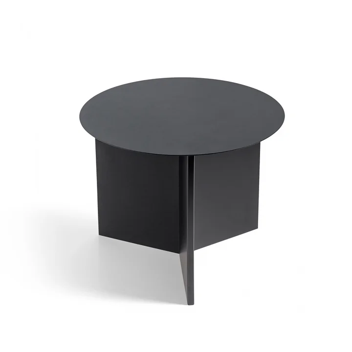 Slit Table Round de HAY en noir