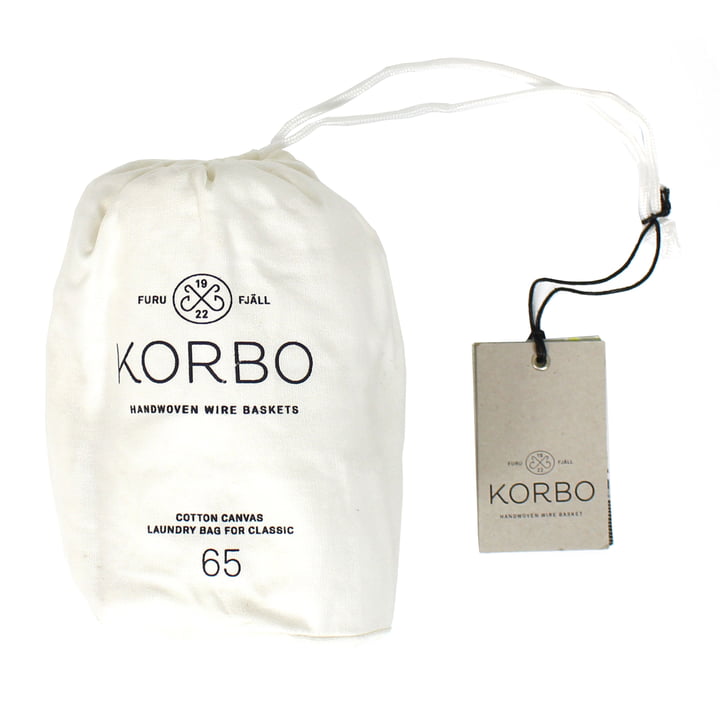 Laundry Bag 65 de Korbo en blanc