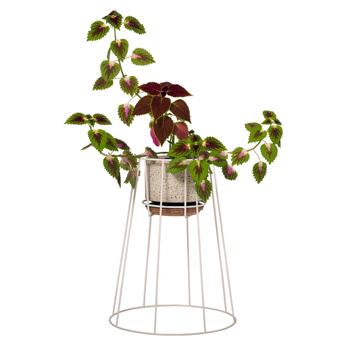 OK Design - Support pour pot de fleur Cibele, moyen format, blanc