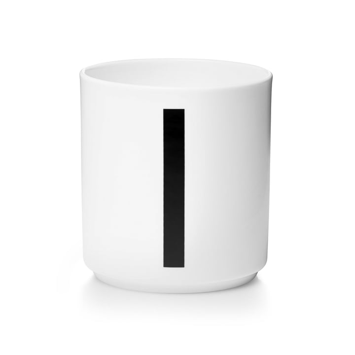 Design Letters - Tasse en porcelaine AJ - I