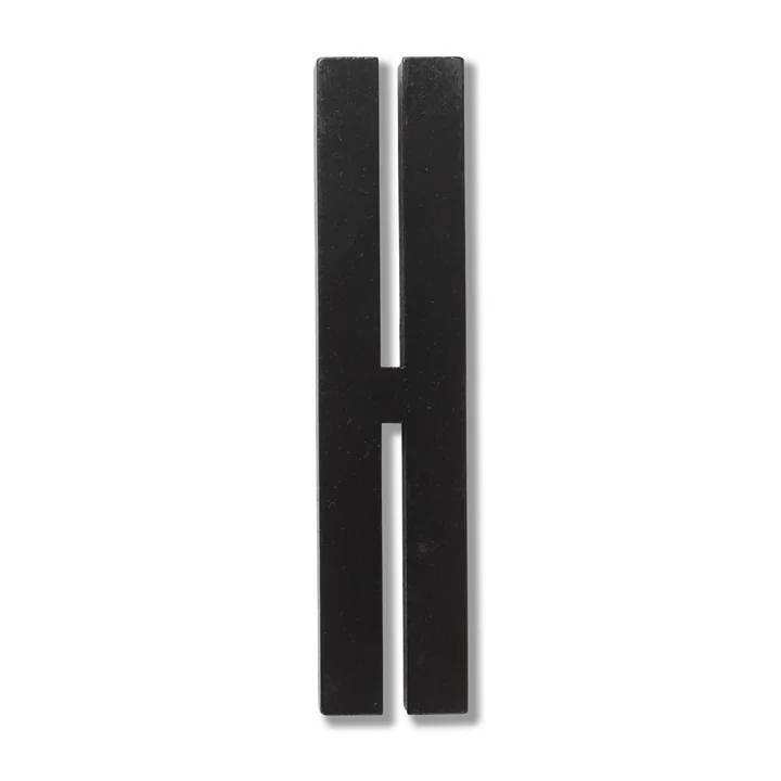 Wooden Letters Indoor H de Design Letters en noir