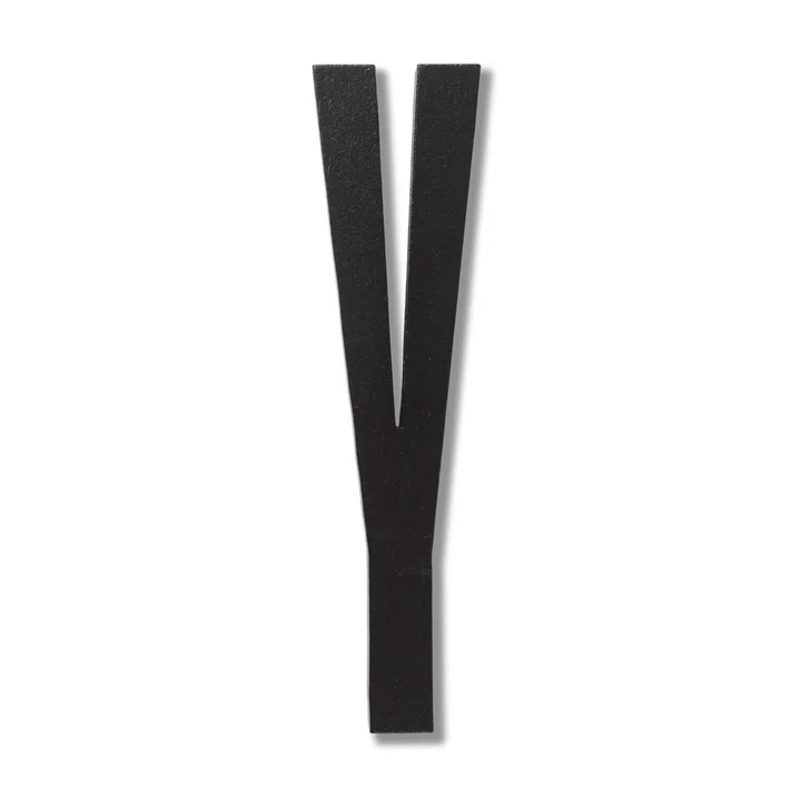 Wooden Letters Indoor Y de Design Letters en noir