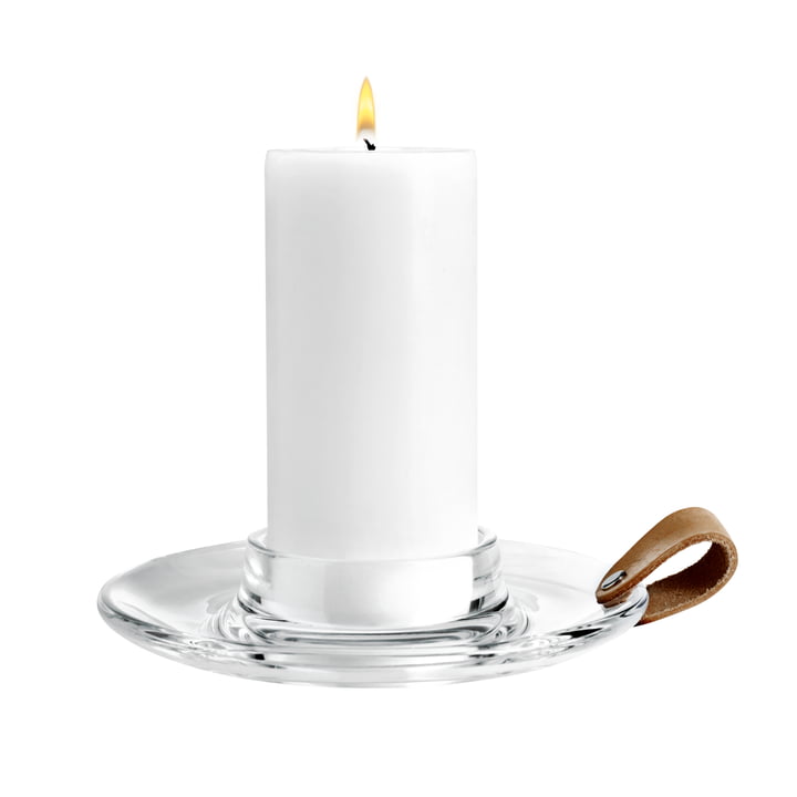 Holmegaard - Bougeoir pour bougies standard Design with Light, 19 cm