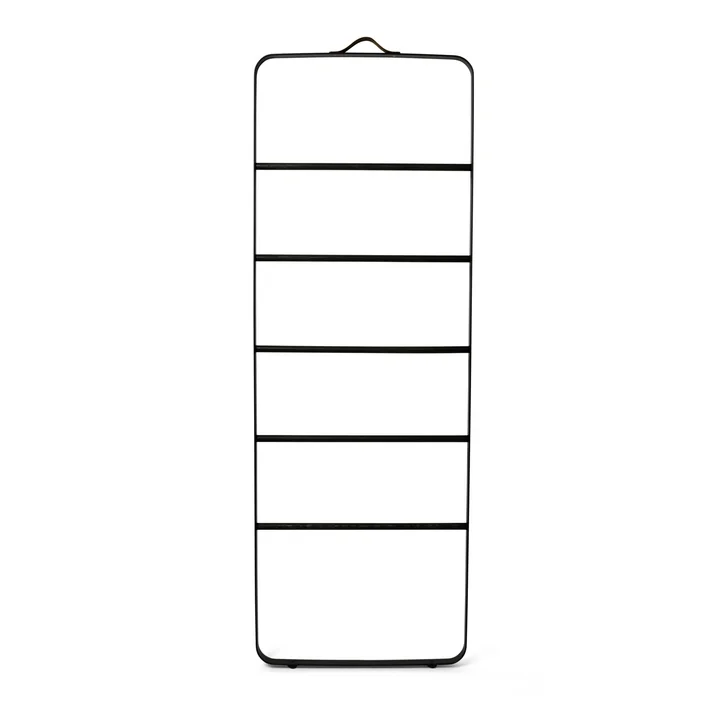 Towel Ladder de Audo en chêne foncé / noir