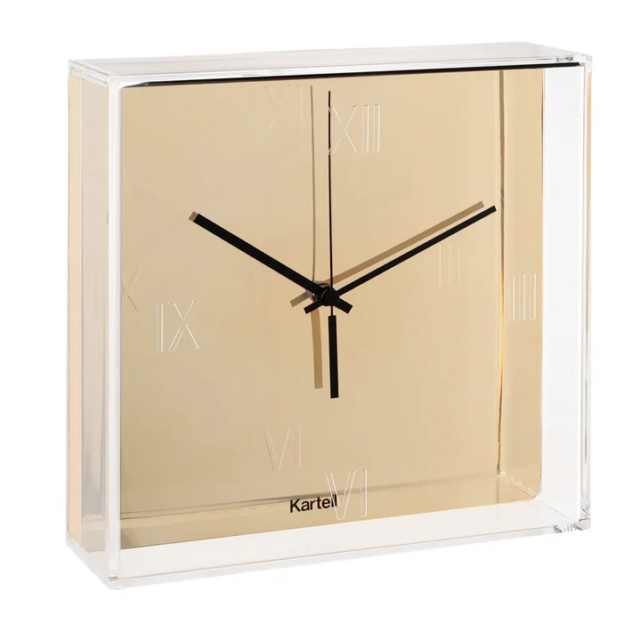 Kartell - Horloge murale Tic & Tac, doré