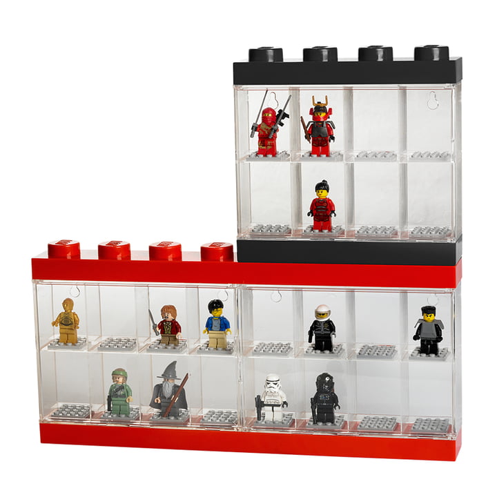 Lego Boîte de rangement et présentoir pour figurines