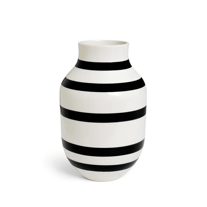 Kähler Design - Omaggio Vase H 305 en noir
