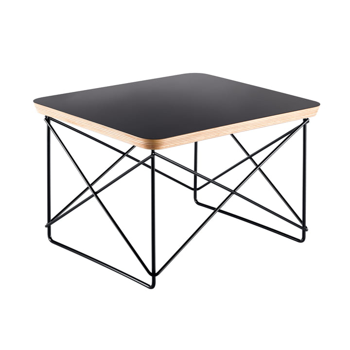 Eames Occasional Table LTR de Vitra en HPL noir / basic dark