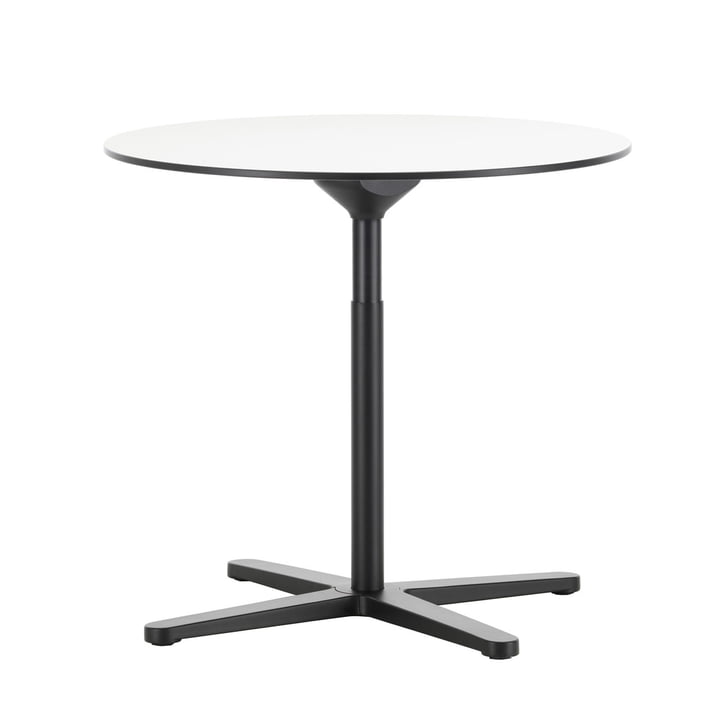 Super Fold Table Ø 796 mm par Vitra en blanc