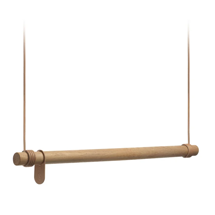 Swing Portemanteau suspendu de Lind DNA en chêne naturel / cuir naturel