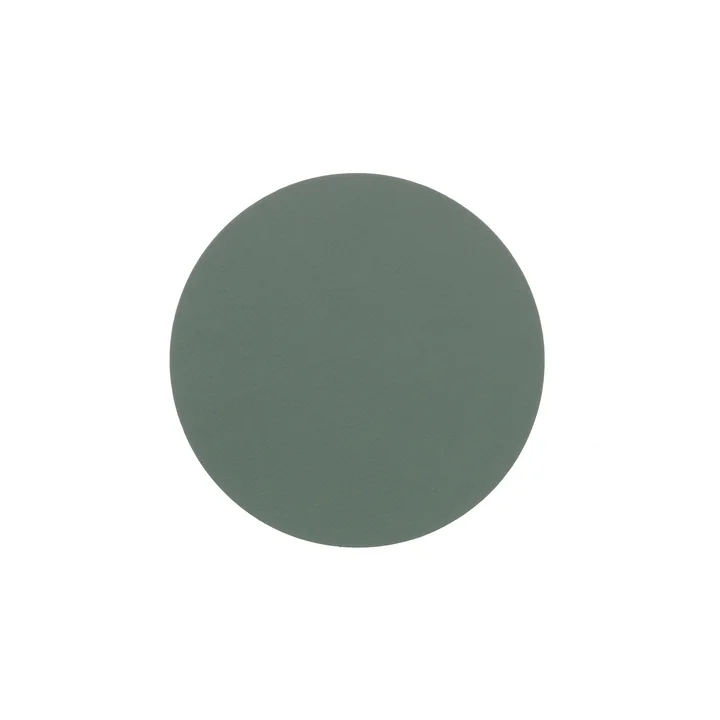 Dessous de verre rond Ø 10 cm de Lind DNA in Nupo vert pastel