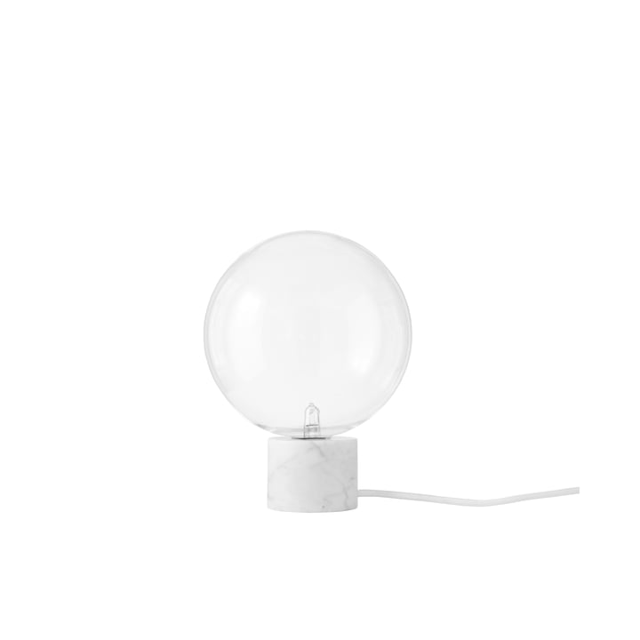 Marble Light SV6 lampe de table par &Tradition en blanc