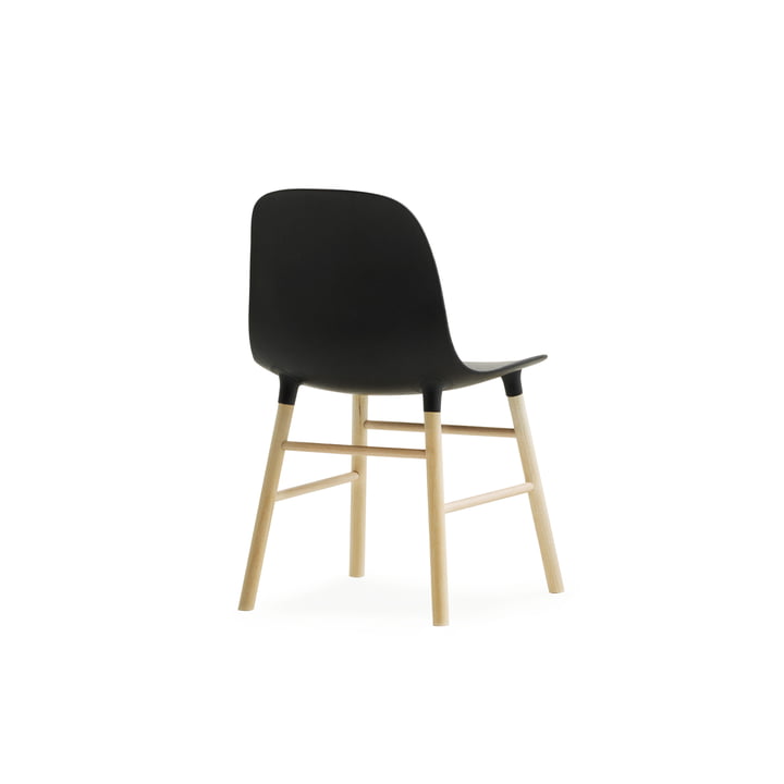 Form Chair Miniatur de Normann Copenhagen en chêne en noir