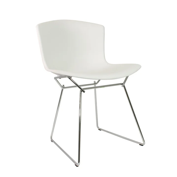 Knoll - Bertoia Chaise en plastique blanc