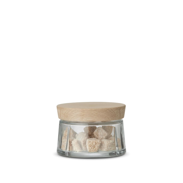 Rosendahl - Grand Cru bocaux en verre avec couvercle en chêne, 0,25 litre