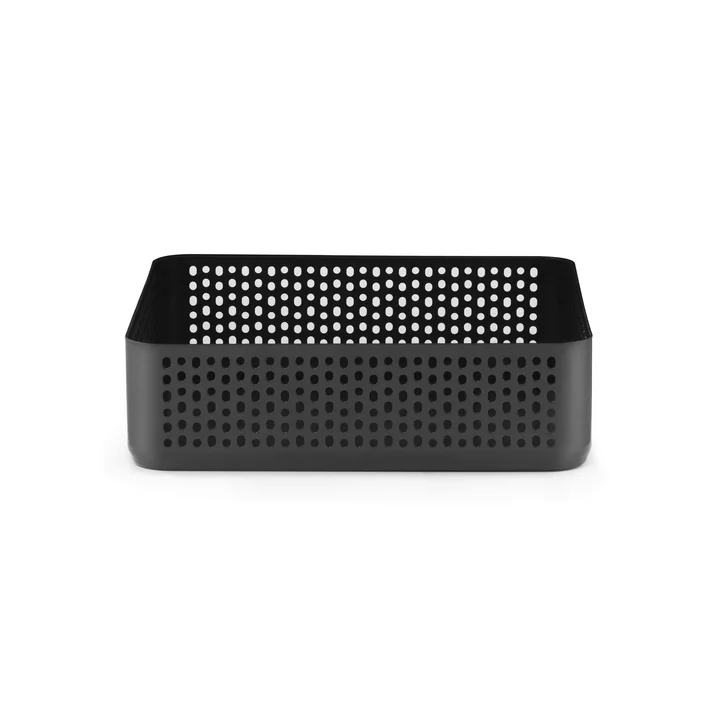 Boîte de rangement Nic Nac 22,5 x 22,5 cm de Normann Copenhagen en noir