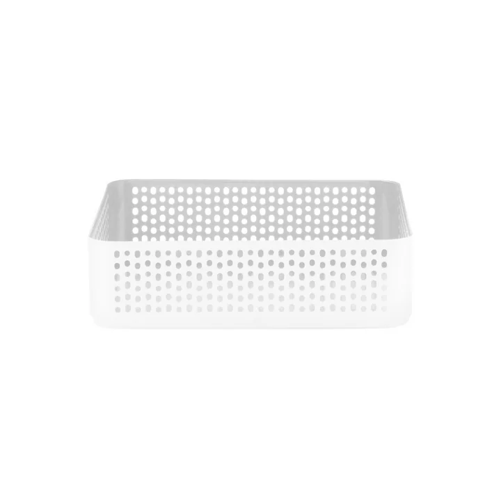 Boîte de rangement Nic Nac 22,5 x 22,5 cm de Normann Copenhagen en blanc