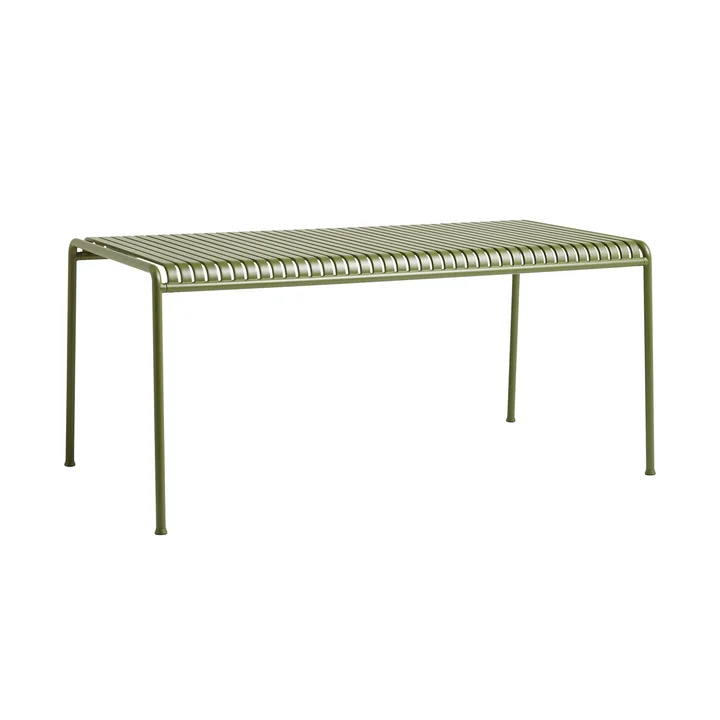 La table Palissade de HAY en olive avec une taille de 160 x 80 cm