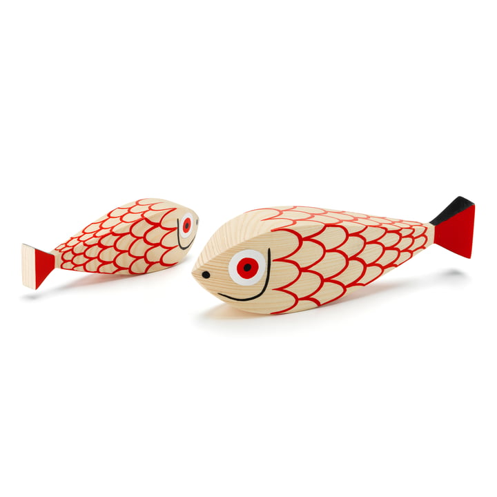 Ambiance familiale avec maman poisson et son enfant.