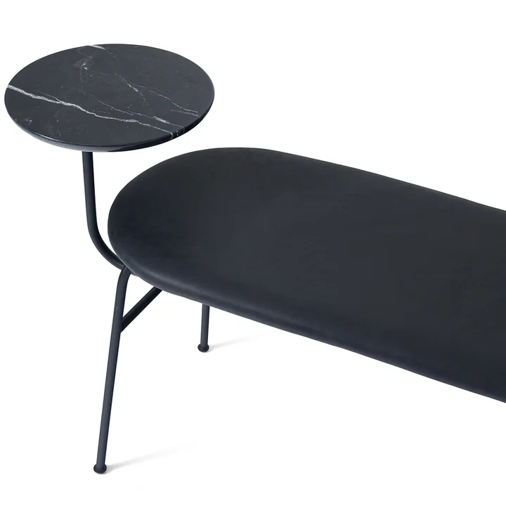 La Afteroom Bench de Audo en noir - noir