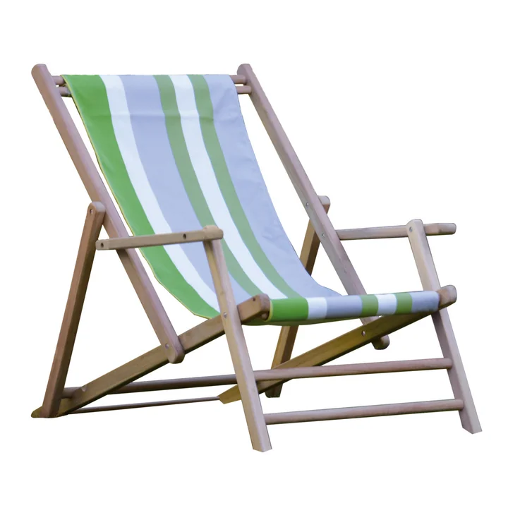 Deckchair Housse en teck de Jan Kurtz