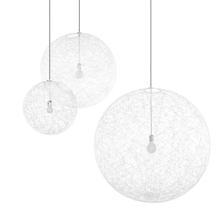 Lampe pendante à LED Random Light, petit blanc par Moooi