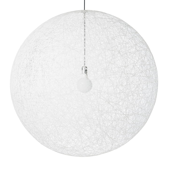 Lampe pendante à LED Random Light, grande, blanche par Moooi