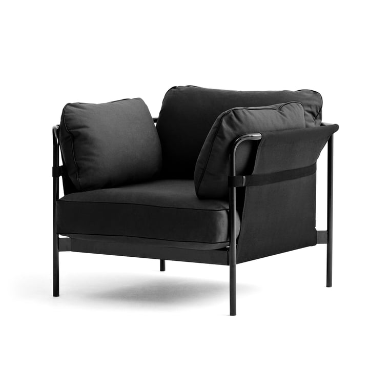 Hay - Can Fauteuil, gris / Canvas gris / canvas gris