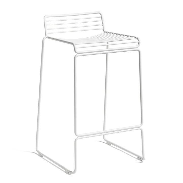 Hee Tabouret de bar low de HAY en blanc