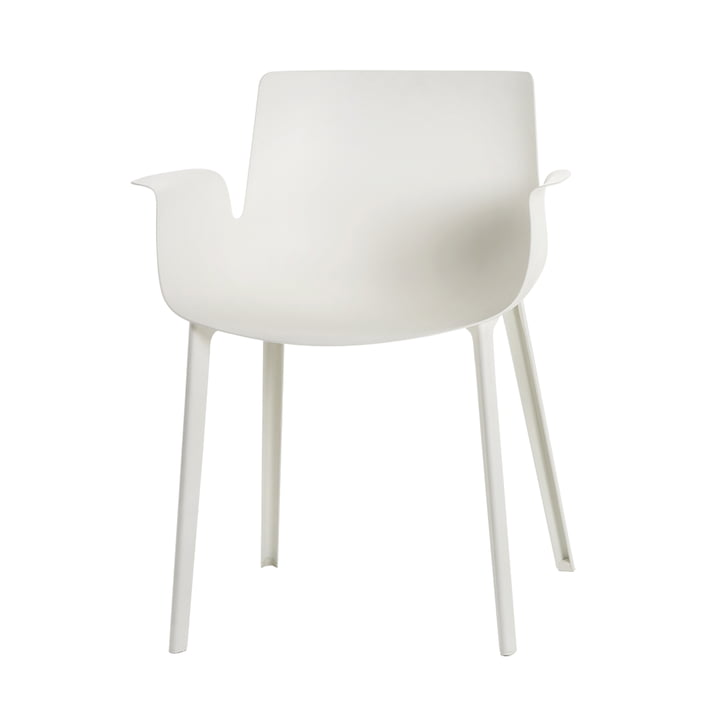 La chaise Piuma de Kartell en blanc